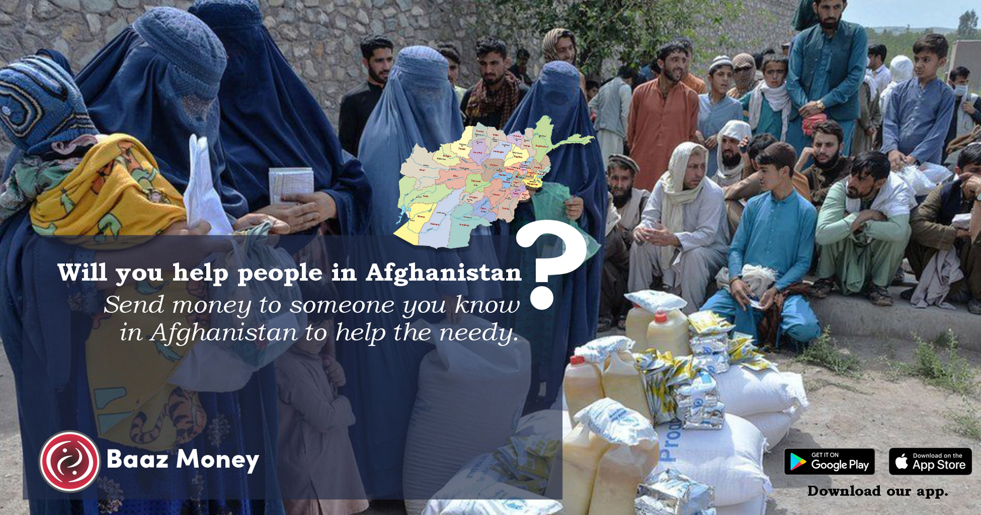 Will you help people in Afghanistan?