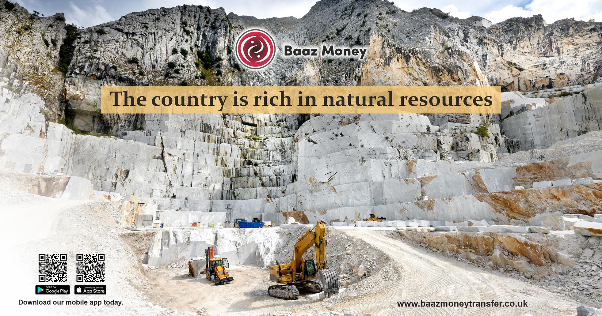 The country is rich in natural resources